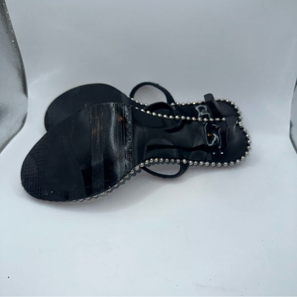 Alexander Wang Shoes Women’s US 9N Nova PVC Strap Stud Slingback Clear Heels - Picture 7 of 13